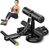 Tragbare Sit Up Bar,Sit-Ups Assistent Gerät,Selbstsaugung Sit up-Bar,DREI Saugnäpfe für festen Halt,Multifunktionale Bauchtrainer,für Zuhause Sit-Up-Bar Hilfsmittel Gesundheit Bauchgerät