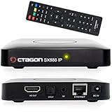 Octagon SX888 H265 Mini IPTV Box Receiver Multimedia Player Internet TV IP [USB, HDMI, LAN] Full HD Schwarz