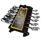 RASTKY Ratschen-Ringmaulschlüssel-Set, Robustes Reparaturwerkzeug für Vielseitige Anwendungen, 6-teilig für Verschiedene Aufgaben und Heimwerker