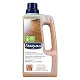 STARWAX - Glanzpflege für Parkett- und Laminatböden - Reinigt und frischt den Glanz auf - Rutschfest - Kein Nachspülen - 1 l - Bis zu 750 m²