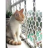 Weiße Kunststoff-Zaunrolle, 15 m, Hühner-Drahtgeflecht für Balkon, Garten, Spalier, Outdoor, Vogel- und Eichhörnchen-Barriere ideal für Hochbeete und Bauarbeiten (0,5 x 15 m)