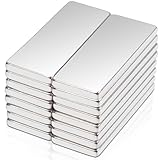 16 Stück Neodym Magnete Extra Stark, 20x8x1,5mm Magnete Stark Magneten für Magnettafel, Super Stark Seltenerdmagnete, Magnet Rechteckig für Küchenschrank, Büro, Whiteboard Magnet Magnetplatten