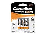 4 x Akku Batterie Camelion AAA 1100mAh kompatibel mit Festnetz Telefon Siemens Gigaset SX550i, S67H, SX810 ISDN, A220, AS285, A510 Duo, S810,455X, CX610 ISDN, S79H C300, A285, S810H,