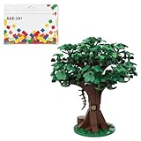 BlocteckToy Mittelalterlicher Thema Bauklötze, 183 Stück mittelalterlichen grünen Baum Modell Klemmbausteine für Erwachsene und Jugen, MOC-79007