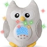 Spieluhr Baby Schrei-aktivierter Sensor Weisses Rauschen Spielzeug Einschlafhilfe Babys Eule Sound Machine Kleinkind Schlafhilfe Baby Nachtlicht Baby Geschenk Kinderwagen