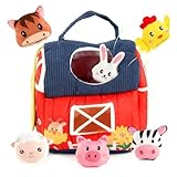 Generisch Sinnes-Spielzeug Set - Pädagogisches Buchstabenerkennungsspiel | Weiches Stofftier-Set,für Mädchen Ostern Geburtstag Kindergarten Vorschule