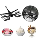 Schneebesen Rühraufsatz für Thermomix TM5 TM6 TM31, Rührstab, Black Butterfly Mixing Blade Whipping Stirrer für die Zubereitung von cremigen Desserts, Sahne und Eiweiß, Schwarz