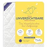 P'tit Lit - Unentbehrliche Babymatratze - 60x120 cm - Klimatisiert: 1 Sommerseite / 1 Winterseite - Oeko Tex®