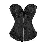 Black Friday Angebote 2024 Korsett Top Damen Vollbrust Corsage Elegant Bauchweg Corset Top Einreihige Bustier Shapewear Gericht Korsage Mittelalter Bandeau Top Festlich Oberteil Body Shaper