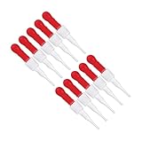 VALICLUD 10 Stück Teiliges Set Pipetten Dropper für Flüssigkeiten Braunglas Pipetten für Ätherische Öle Chemielabor DIY Projekte Einfach zu Bedienen und Leicht zu Reinigen