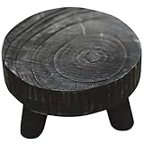 Mobestech Holz Runder Standfuß für Pflanzen und Lebensmittel Eleganter Präsentationsständer für Innenräume und Vielseitig Einsetzbar für Zuhause und Veranstaltungen