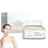 Gesichtsschlamm bedeckt die Hautpflege, Tonerde für die Hautpflege, straffende Maske, feuchtigkeitsspendende Tonerde, Gesichtsabdeckungen aus Reis und Honig, Gesichtspflege