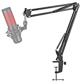 HyperX QuadCast Mikrofon Arm - Universal Boom Arm Ständer kompatibel mit HyperX QuadCast S Mikrofonarm, Blue Yeti, Rode, Fifine AM8, Razer Seiren Mini/V3 Mini, 3/8', 5/8' Mic Halterung von YOUSHARES