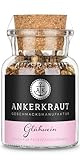 Ankerkraut Glühwein, Mischung würzender Zutaten für Glühwein, Feuerzangenbowle, Punsch, Kinderpunsch, Weihnachtstee, 60 g im Korkenglas