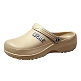 Generisch Pantoletten Herren, Gartenschuhe Herren Geschlossen Gartenclogs Gummi Clogs Eva Bequeme Freizeit Gummischuhe Sommer Gardeschuhe Garten Hausschuhe Leichte Schuhe