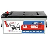 BIG AGM Solarbatterie 150Ah C100 12V Batterie Versorgung Caravan Boot 130Ah 140Ah GEL