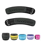 Sportneer Gewichtsmanschetten, Gewichtsmanschetten Fuß, 2 * 0,23kg/2 * 0,45kg/2 * 0,9kg/ 2 * 1,36kg /2 * 2,27kg Armgewichte Handgelenkgewichte Set, Laufgewichte für Hand- und Fußgelenke