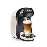 Tassimo Happy Kapselmaschine TAS1007 Kaffeemaschine by Bosch, über 70 Getränke, vollautomatisch, geeignet für alle Tassen, platzsparend, 1400 Watt, 0.7 liters ,creme/antharzit