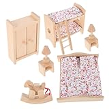 Yardwe 1 Satz Satz Spielzeugset Für Mini-puppenhausmöbel Puppenhaus-miniaturen Miniatur-puppenhauszubehör Puppenstubenmöbel Miniaturmöbel Zubehör Für Puppenhäuser Khaki Holz