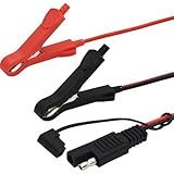 Sae Stecker – Solarpanel-Kabel – Solarpanel-Verlängerungskabel | Solarpanel-Sicherung | Schnellverbinder, SAE-Adapter für Auto, Rasenmäher, ATV, , Motorrad, Traktor, Anhänger