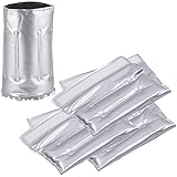 infactory Weinkühler: 4er-Set Flaschenkühler für Ø 75-86 mm, Kühl- & Wärme-Gel (Kühlmanschetten, Kühlmanschette Wein, Flaschenhalter)