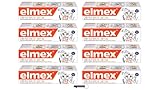 Elmex baby toothpaste 0-6 years, with reduced concentration of amine fluoride to protect child teeth, anticaria, 0% dyes, 50 ml,pack of 8,+ italy shop free keyring