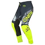 O'NEAL | Kinder | Motocross-Hose | Enduro MX | Maximale Bewegungsfreiheit, Leichtes, Atmungsaktives und langlebiges Design | Youth Pants Element Camo V.22 | Grau Neon-Gelb | Größe 18