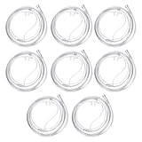 Nasen-Sauerstoffkanülen, weich, 1,8 m, Sauerstoffröhrchen für Erwachsene, 8 Stück