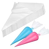 XMBYGEY Spritzbeutel Einweg,100 Stück Spritzbeutel Einweg,30×20cm groß Spitzbeutel Profi Einweg Spritzbeutel,Konditor Spritzbeutel Spritztüten einweg Piping Bag.