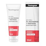 Neutrogena Anti-Pickel+ Feuchtigkeitsgel 4% Niacinamide + Panthenol (50ml) - parfümfrei für schonende Pflege bei unreiner Haut