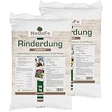 2 x 15kg HaGaFe Rinderdung, Rindermist, Kuhmist, organischer Universaldünger, Gartendünger