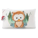 NICI 48575 Kissen Baby-Eule Owlino Plüsch rechteckig 43x25cm The Owlsons, 1 Stück (1er Pack)