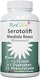 NEU! Serotolift - Serotonin und Dopamin Vorstufen - Rhodiola Rosea, L-Tryptophan, L-Tyrosin, L-Phenylalanin, Chrom, Zink, Vitamine D3, B5, B6, B9 und B12 -Vegan - in Deutschland hergestellt…