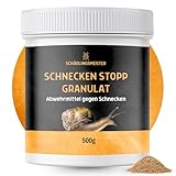 Schnecken Stopp Granulat - 500g - Abwehren, nicht töten - Alternative zu Schneckenkorn - Mit Zitroneneukalyptusöl - Regenfester Schneckenschutz - Schneckenschutz Hochbeet - Sofortige Schneckenabwehr