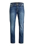 JACK & JONES Mike Original Comfort Fit Herren Jeans Hose, Hosengröße:W32/L32, Farbe:Blau (814 Blue Denim)