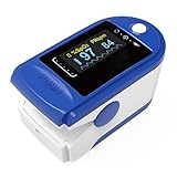 Pulsoximeter Pulse Oxymeter Blutsauerstoff Oximeter Pulsmesser Pulsuhr Herzschlag Sauerstoffsättigung Sp02 OM3