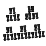 VICASKY 15 Paar Mini Stiefel Mini Weihnachtsschuhe Modelle Puppenhausschuhe Miniatur Weihnachtsschmuck Figuren Winzige Kleine Zwerge Schuhe Mini Weihnachtsmann Stiefel Zum