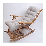 GXFWJD Auflage für Gartenliege Deckchair Auflage Liegenauflage Polster für Sonnenliege Liegestuhl Auflage für Gartenmöbel Bankkissen 10 cm dick (Color : Gray, Size : 48x120m)