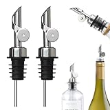 Banjiabb 2 Stück Olivenöl Ausgießer für Ölflaschen, Spirituosen - Für Bars, Partys und Zuhause