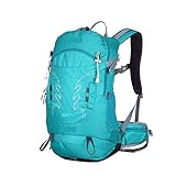 DIGJOBK Picknick-Rucksack, 30 l, Outdoor-Wanderrucksack für Herren, Sport, Klettern, Camping, Bergsteigen, Reisen, Trekking, Motorrad-Rucksack (Farbe: Grün)