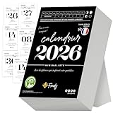 Finoly Kalender 2026 auf Französisch Jan 26 – Dez 26 (12 Monate) | Tischkalender 2026 für Ruhe & Motivation | 365 Tage Inspiration, Übungen & Zitate 13,5x9,5 cm