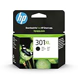 HP 301XL (CH563EE) Original Druckerpatrone Schwarz für HP DeskJet 10xx, 15xx, 20xx, 25xx, 30xx, HP ENVY 45xx, 55xx, HP OfficeJet 26xx, 46xx