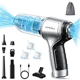 Akku Handstaubsauger Auto Staubsauger Kabellos: 15000PA Akkusauger mit 3 HEPA Filter - 5000mAh Handheld Vacuum Cleaner - Mini USB Staubsauger Aandsauger für Auto Haustiere Haus Car