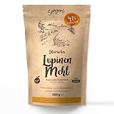 Senger's Lupinenmehl 500g - Süßlupinenmehl aus der Steiermark - Mehl aus Lupinensamen - 41% Eiweiß, ballaststoffreich - Lactose- & Glutenfrei - Mehlersatz Backen, vegan (1 x 500g)