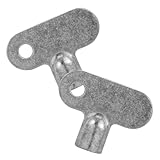 Operitacx 2 Stück Teiliges Heizkörper Entlüftungsschlüssel aus Handliches Robustes Ventilschlüssel Werkzeug für Heizungsventile Einsetzbar für Wohn Büro und Industrieheizungen