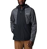 Columbia 192660970561 Wasserdicht Regenjacke, Schwarz, Graphite Heather, M