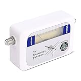 Gedourain TV-Signalmessgerät, Tragbarer -Finder mit Hintergrundbeleuchtung für Entfernte Satellitenantennen, Ideal für Liebhaber des Digitalen Fernsehens