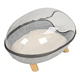 BAOFUYA Katzenhöhle Transparentes Oberteil Hideo Filt Bett