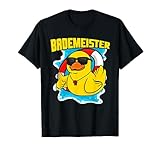 Bademeister Rettungsring Gummieente Quitscheente Bademeister T-Shirt