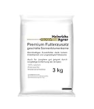 Heinrichs Agrar Premium Futterzusatz Vogelfutter, Geschälte Sonnenblumenkerne 3 kg